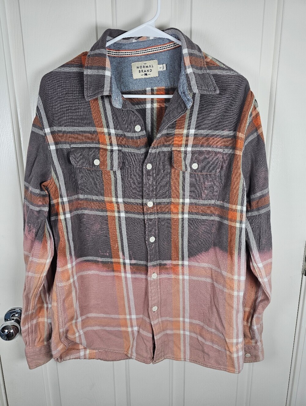 The Normal Brand 2 Toned Bleached Flannel Size L